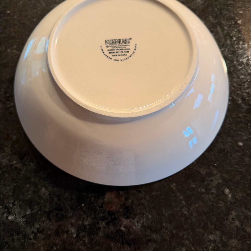 Zrike Peanuts Woodstock Stoneware Serving Bowl - Picture 2 of 5